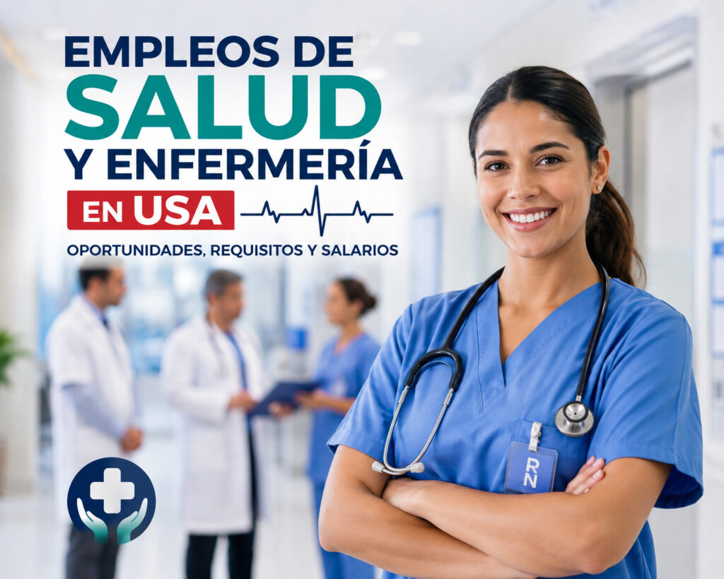 Empleos de Salud y Enfermería en USA: oportunidades, requisitos y salarios