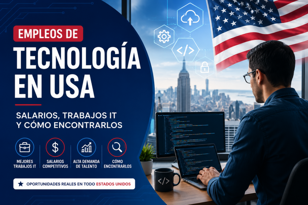 Empleos de Tecnología en USA: Salarios, Trabajos IT y Cómo Encontrarlos
